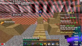 AFK testing players in Hypixel duels and Bedwars!