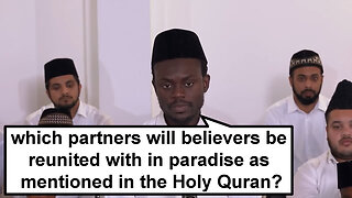 Which partners will believers be reunited with in paradise as mentioned in the Holy Quran?