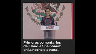“Vamos a seguir haciendo de México un país soberano”, afirma Claudia Sheinbaum tras ganar comicios