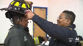 BHM: Black female firefighter