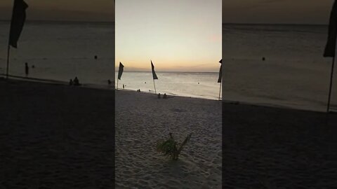 Beautiful Sunset White beach Puerto galera Philippines 2022