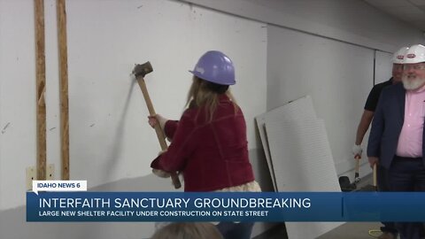 Interfaith Sanctuary Wall Busting Ceremony