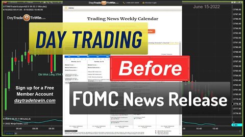 FOMC Day-Trading Before News Release Volatility