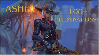 Overwatch 2 - Ashe 100+ Eliminations in competitive!