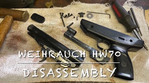 Weihrauch HW70 restoration part 1 disassebly