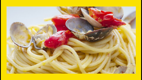 Vongole spaghetti in Clams,Cherry tomato.