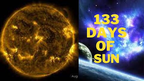 133 Days of Sun From Space NASA