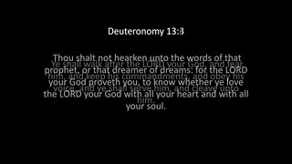 Deuteronomy Chapter 13