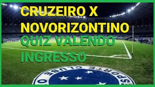 CRUZEIRO X NOVORIZONTINO / LIVE PRÉ-JOGO