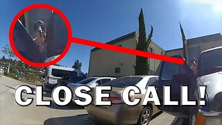 Close Call For Cop As Suspect's Gun Jams On Video - LEO Round Table S08E155