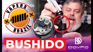 Dovpo / BP Mods Bushido V3 RDA - Excelente RDA Single Coil - Review PTBR