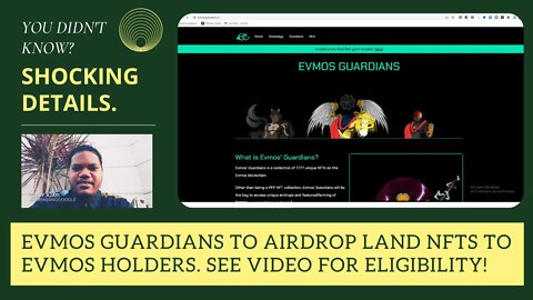 Evmos Guardians To Airdrop Land NFTs To Evmos Holders. See Video For Eligibility!