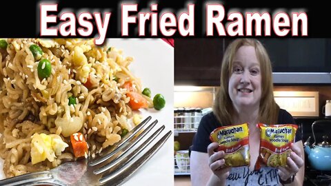EASY VEGETABLE FRIED RAMEN RECIPE | Tastes just like fried rice | Cook With me Cheap Meal