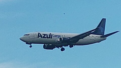 Boeing 737-400F PR-AJY vindo de Campinas para Manaus/Boeing 737-400F coming from Campinas to Manaus