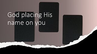 Sermon Only | God placing His name on you | 20230101