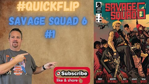 Savage Squad 6 #1 Dark Horse Comics #QuickFlip Comic Review Brockton McKinney,Dalts Dalton #shorts