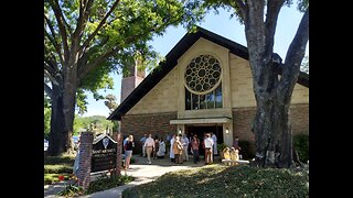 Priest Talking To Kids @ St. Michael's Episcopal Church (Orlando, Florida)