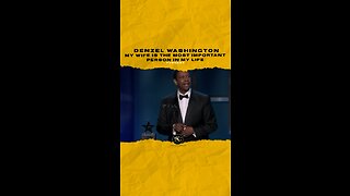 #denzelwashington My wife is the most important person in my life. 🎥 @tntdrama