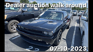 Dealer Auction walk around 07-10-2023