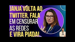 OI LUIZ - Janja volta ao Twitter, diz que quer censurar as redes sociais e vira piada!