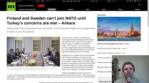 Finland and Sweden can’t join NATO until Turkey’s concerns are met