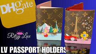 Cute DHGATE LV Passport Holder DUPES WITH LINK IN BIO
