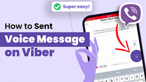 How to sent voice massage on viber