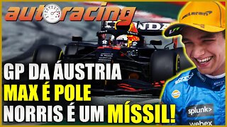 F1 MAX VERSTAPPEN É POLE NO GP DA ÁUSTRIA | LANDO NORRIS É UM MÍSSIL NO TREINO DE CLASSIFICAÇÃO!