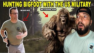 HUNTING BIGFOOT WITH THE US MILITARY ( CAUGHT ON CAMERA )