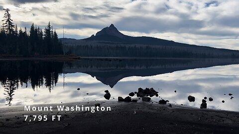 Low Water Levels Creating a Recessed Shoreline @ Big Lake! | Mount Washington | Central Oregon 4K
