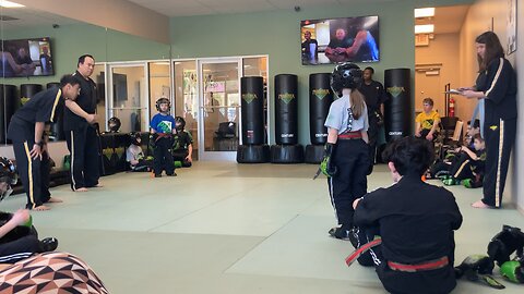 7 yo daughter Sparring