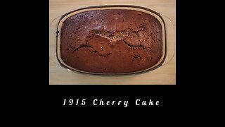 1915 Cherry Cake