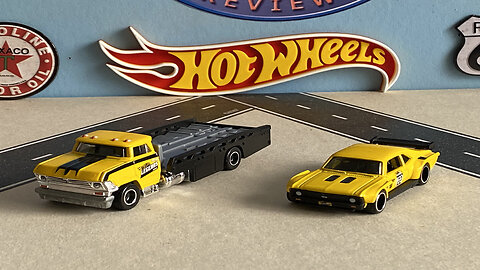 Hot Wheels Premium Car Culture 2022 Hauler and 1970 Chevy Nova Walmart Exclusive