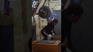 120 kg / 265 lb - Block Snatch