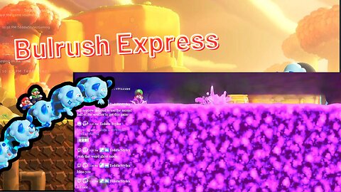 Super Mario Wonder Bulrush Express fails