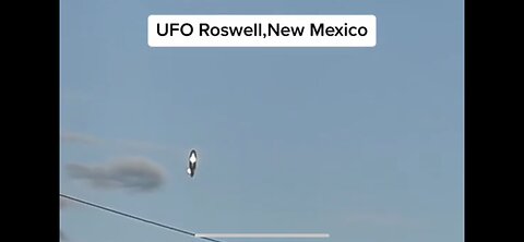 NEW ! Stationary UFO over Roswell, New Mexico May, 2023