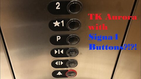 2008 Thyssenkrupp Aurora Hydraulic Elevator w Signa4 Buttons at Forest View Building (Boone NC)