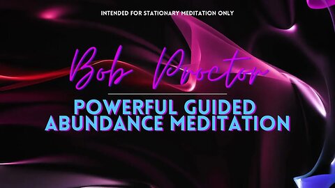 Unleashing Abundance: Discover the profound impact of Bob Proctor's Guided Abundance Meditation #fyp