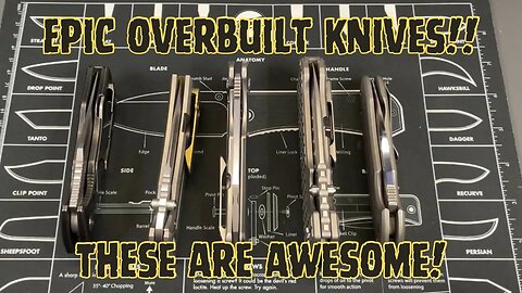 5 COOL OVERBUILT KNIVES | MAN THESE ARE AWESOME!!