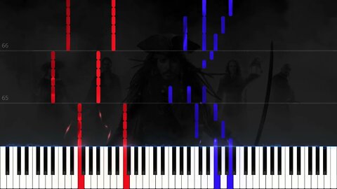 Pirates of the Caribbean Theme - Hard Piano Tutorial