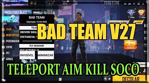 SAIU 🔥NOVA SENHA BAD TEAM V27 MELHOR HACKER GRÁTIS 🔥 FLY AIM KILL SOCO🔥 TELEPORT SOCO 🔥📣 LINK DIRETO