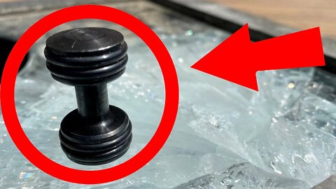 Dumbbell Slugs vs Bulletproof Glass