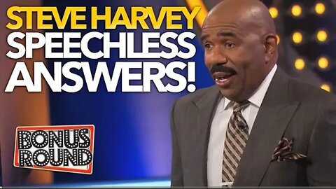 10 FAMILY FEUD US ANSWERS That Left STEVE HARVEY SPEECHLESS!