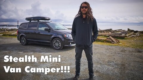 Stealth MiniVan Camper conversion. Blending in with a Practical Build out in this Tiny Van Home.