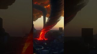 Eruption vs Fire Tornado from DALL E