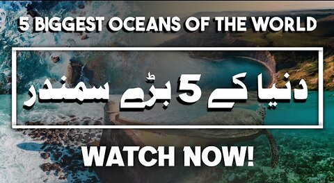 Five Biggest Oceans Of The World 🌎