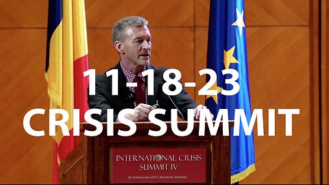 Dr. Ryan Cole Speaking At International Crisis Summit 4 In Romania (11/18/23)