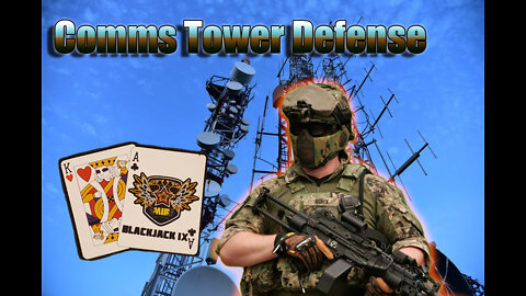 Airsoft LMG Gameplay, Comms Tower Defense