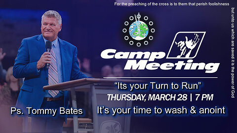 2024 MAR 28 It's your Turn to Run! It's time to wash and anoint
