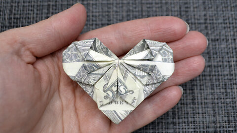 My Nice MONEY HEART | Unusual Dollar Origami for Valentine's Day | Tutorial DIY by NProkuda